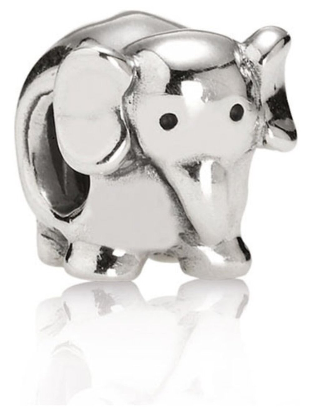 PANDORA Elephant Charm Authentic Sterling Silver Animal Zoo Luck Good Fortune